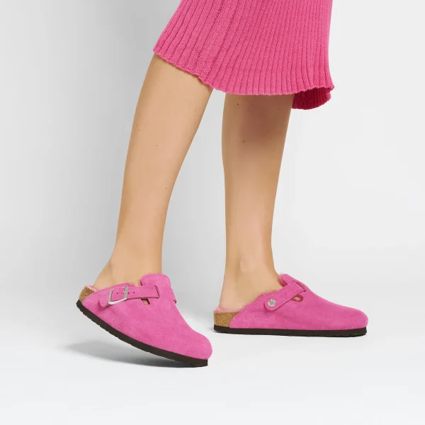 Boston Lammfell Veloursleder/Lammfell-Birkenstock Cheap