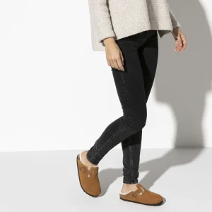 Boston Lammfell Veloursleder-Birkenstock Cheap