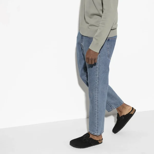 Boston Lammfell Veloursleder-Birkenstock Clearance