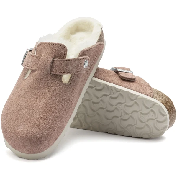 Boston Lammfell Veloursleder/Lammfell-Birkenstock Cheap