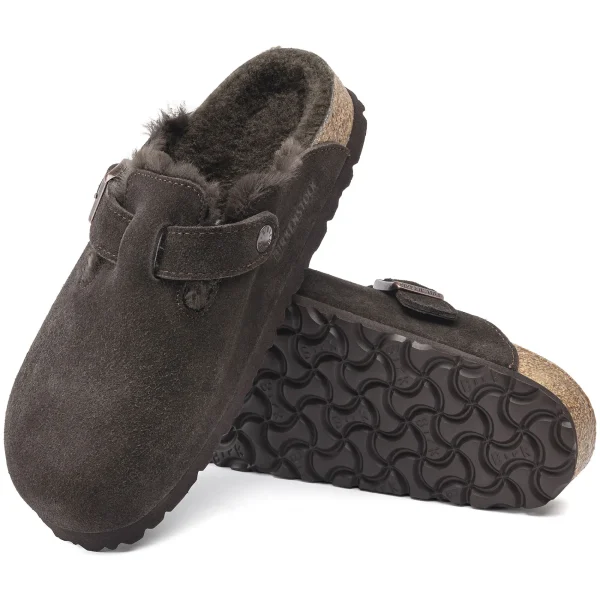 Boston Lammfell Veloursleder-Birkenstock Shop
