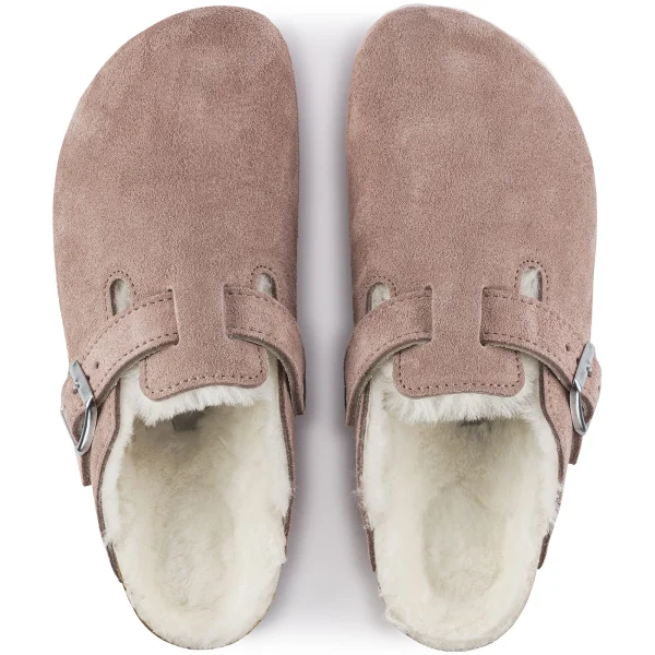 Boston Lammfell Veloursleder/Lammfell-Birkenstock Cheap