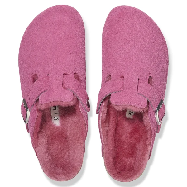 Boston Lammfell Veloursleder/Lammfell-Birkenstock Cheap