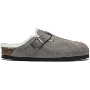 Boston Lammfell Veloursleder-Birkenstock Best