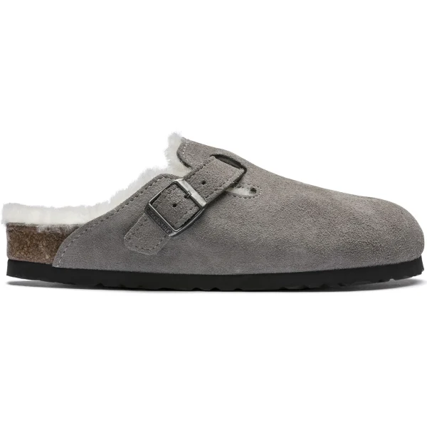 Boston Lammfell Veloursleder-Birkenstock Best