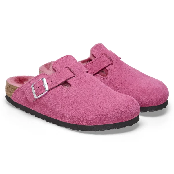 Boston Lammfell Veloursleder/Lammfell-Birkenstock Cheap