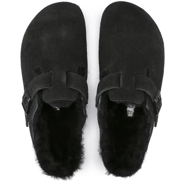 Boston Lammfell Veloursleder-Birkenstock Clearance