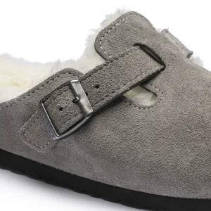Boston Lammfell Veloursleder-Birkenstock Best