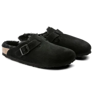 Boston Lammfell Veloursleder-Birkenstock Clearance