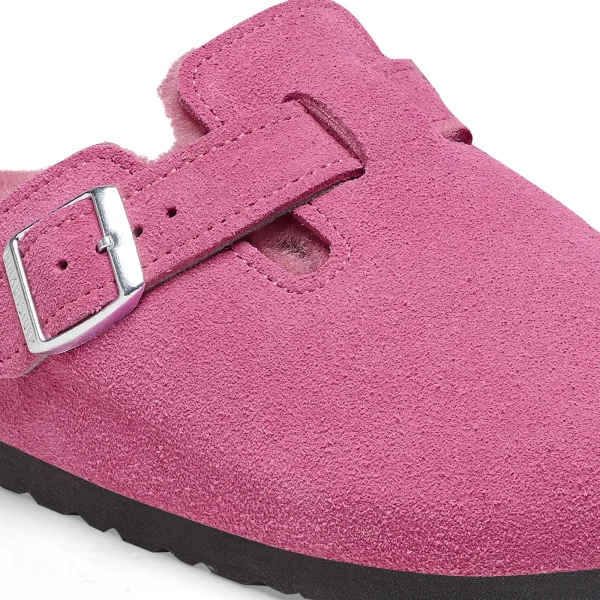 Boston Lammfell Veloursleder/Lammfell-Birkenstock Cheap