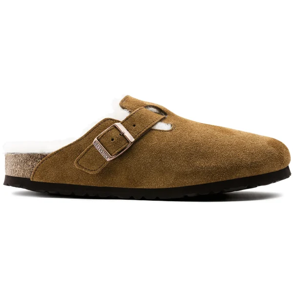 Boston Lammfell Veloursleder-Birkenstock Cheap