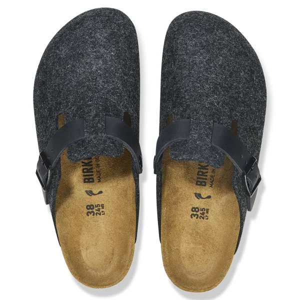 Boston Naturleder/Wollfilz-Birkenstock Discount