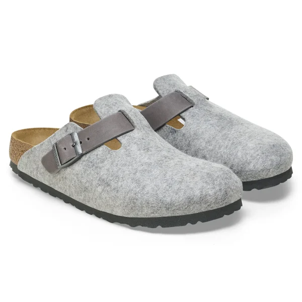 Boston Naturleder/Wollfilz-Birkenstock Outlet
