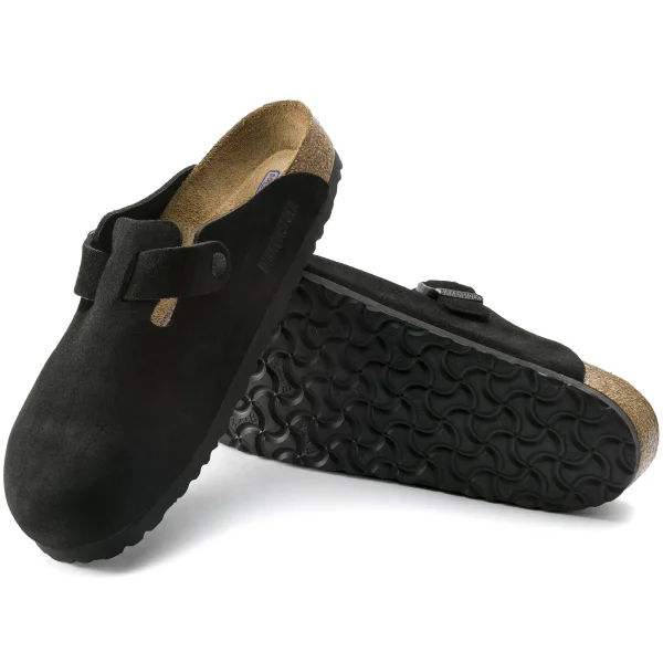Boston Weichbettung Veloursleder-Birkenstock Sale