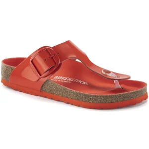 Gizeh Big Buckle Naturleder Lack-Birkenstock Cheap