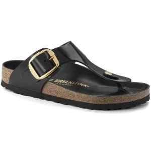 Gizeh Big Buckle Naturleder Lack-Birkenstock Discount