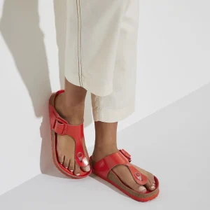 Gizeh Big Buckle Naturleder Lack-Birkenstock Cheap