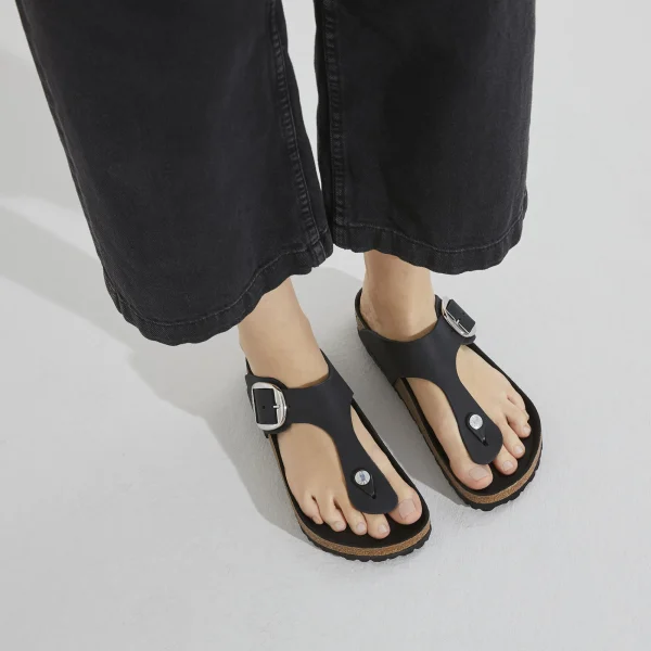 Gizeh Big Buckle Naturleder Geölt-Birkenstock Flash Sale