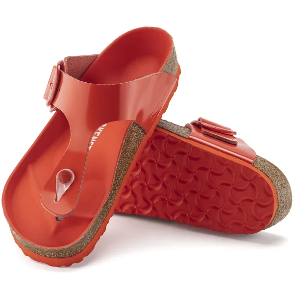 Gizeh Big Buckle Naturleder Lack-Birkenstock Cheap