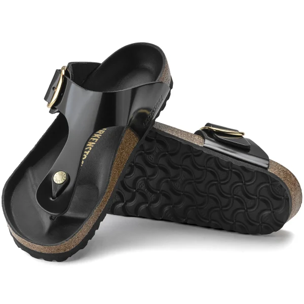 Gizeh Big Buckle Naturleder Lack-Birkenstock Discount