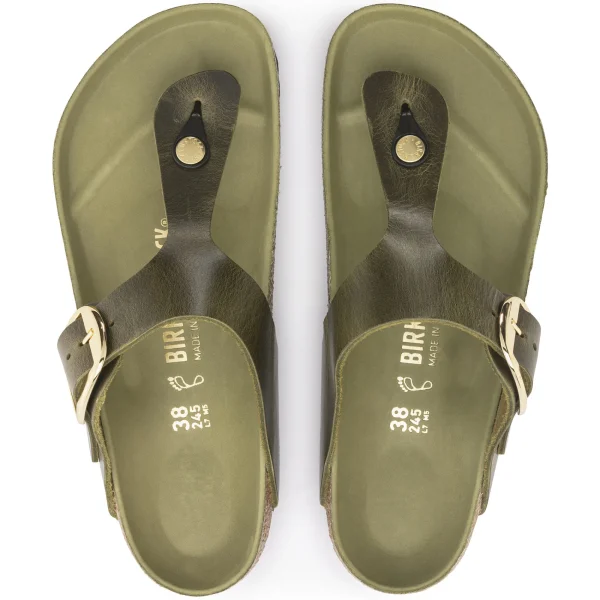 Gizeh Big Buckle Naturleder Geölt-Birkenstock Outlet