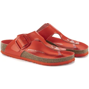 Gizeh Big Buckle Naturleder Lack-Birkenstock Cheap