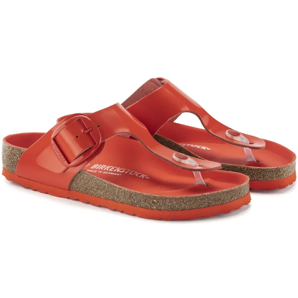 Gizeh Big Buckle Naturleder Lack-Birkenstock Cheap