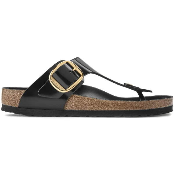Gizeh Big Buckle Naturleder Lack-Birkenstock Discount