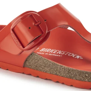 Gizeh Big Buckle Naturleder Lack-Birkenstock Cheap