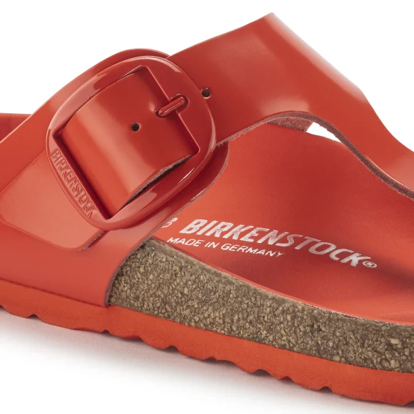 Gizeh Big Buckle Naturleder Lack-Birkenstock Cheap