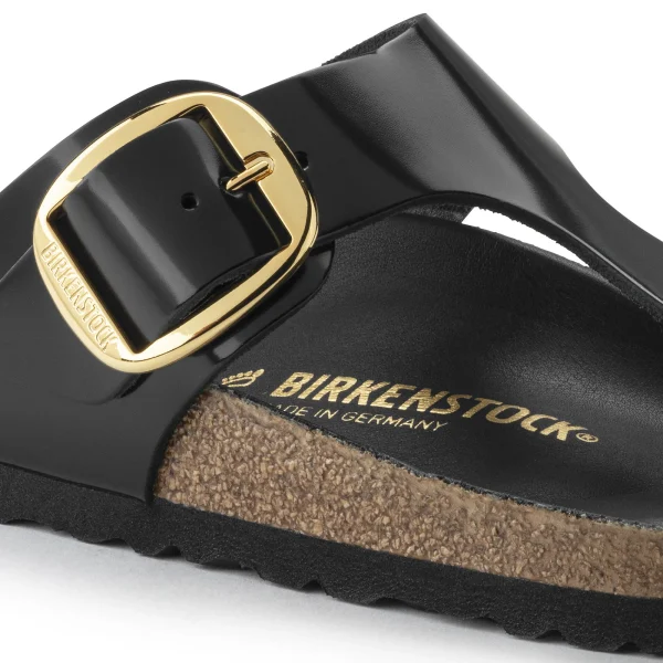 Gizeh Big Buckle Naturleder Lack-Birkenstock Discount