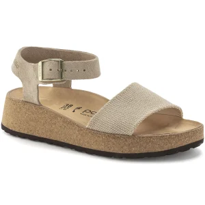 Glenda Veloursleder/Textil-Birkenstock Sale