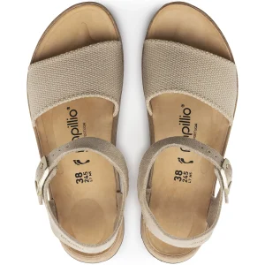 Glenda Veloursleder/Textil-Birkenstock Sale