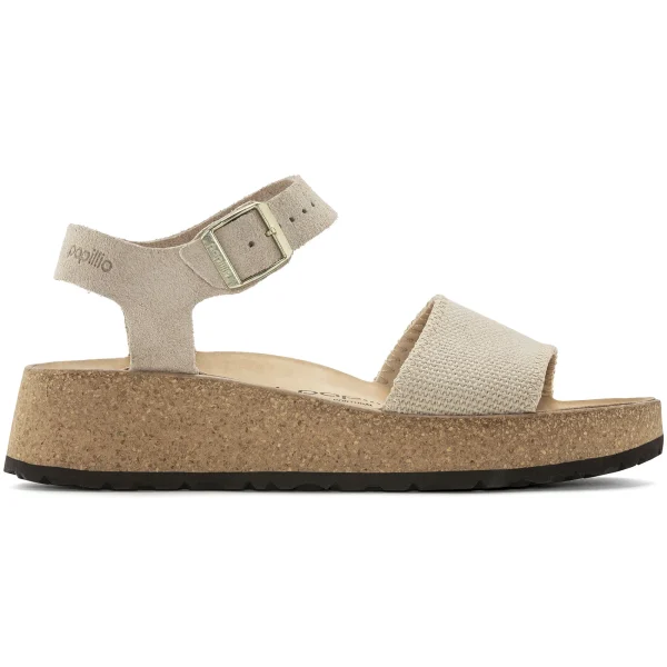 Glenda Veloursleder/Textil-Birkenstock Sale