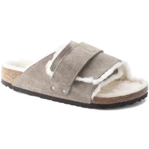 Kyoto Shearling Veloursleder-Birkenstock Cheap