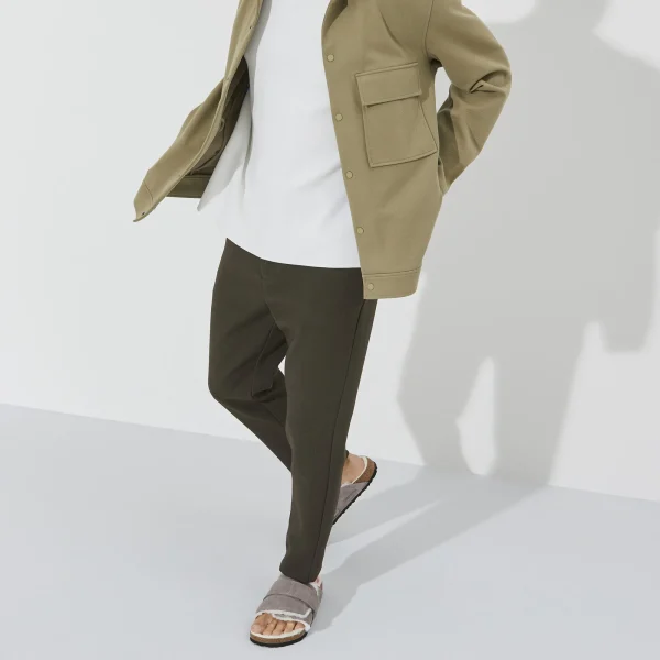 Kyoto Shearling Veloursleder-Birkenstock Cheap