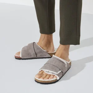 Kyoto Shearling Veloursleder-Birkenstock Cheap