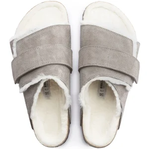 Kyoto Shearling Veloursleder-Birkenstock Cheap