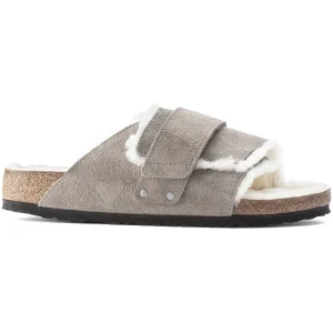 Kyoto Shearling Veloursleder-Birkenstock Cheap