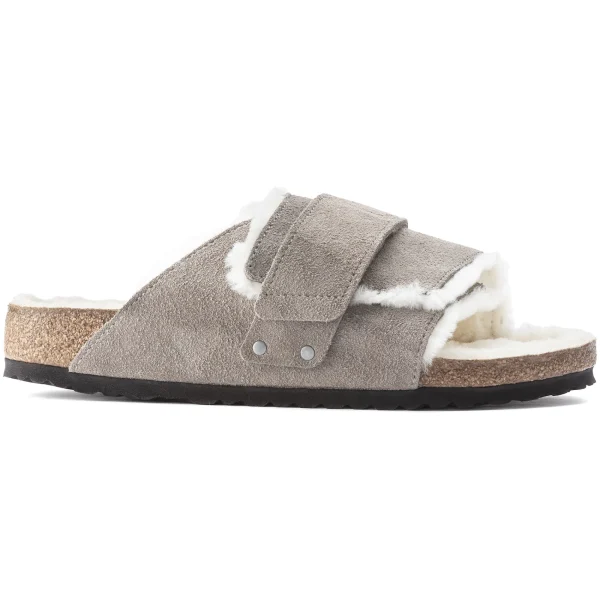 Kyoto Shearling Veloursleder-Birkenstock Cheap