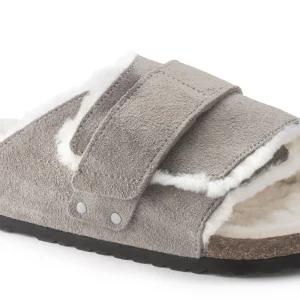 Kyoto Shearling Veloursleder-Birkenstock Cheap