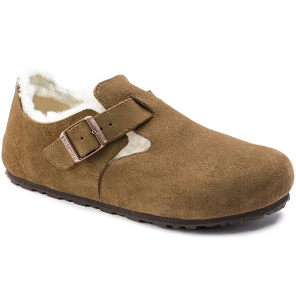 London Lammfell Veloursleder-Birkenstock Fashion