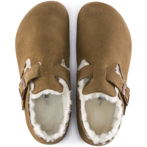 London Lammfell Veloursleder-Birkenstock Fashion