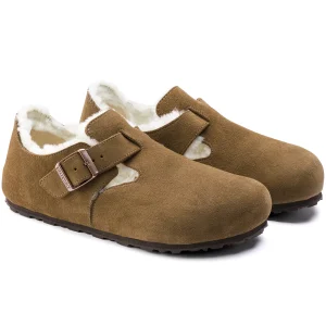 London Lammfell Veloursleder-Birkenstock Fashion