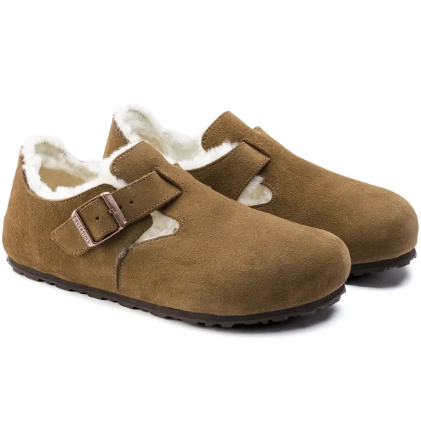 London Lammfell Veloursleder-Birkenstock Fashion