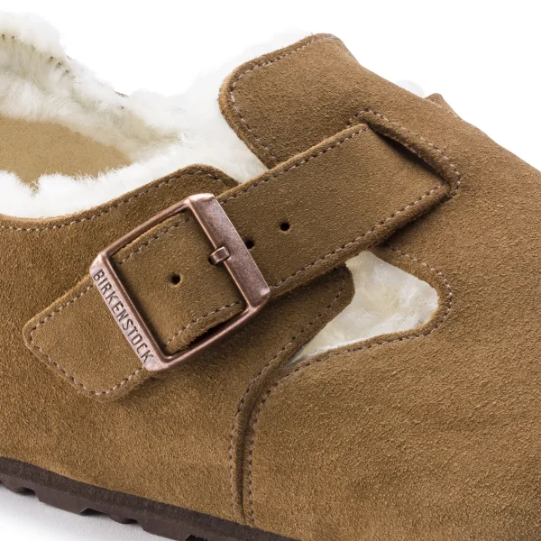 London Lammfell Veloursleder-Birkenstock Fashion