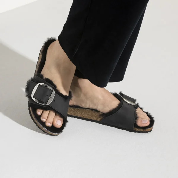 Madrid Big Buckle Lammfell Naturleder Geölt-Birkenstock Shop