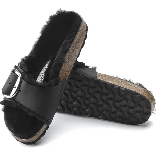 Madrid Big Buckle Lammfell Naturleder Geölt-Birkenstock Shop
