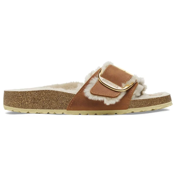 Madrid Big Buckle Lammfell Naturleder Geölt-Birkenstock Store