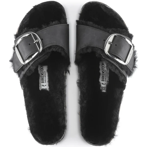 Madrid Big Buckle Lammfell Naturleder Geölt-Birkenstock Shop